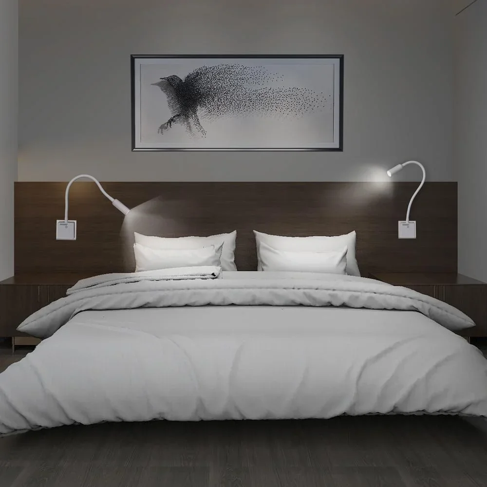 LED-Wandleuchte Svetloba Weiß mit Fernbedienung - 6