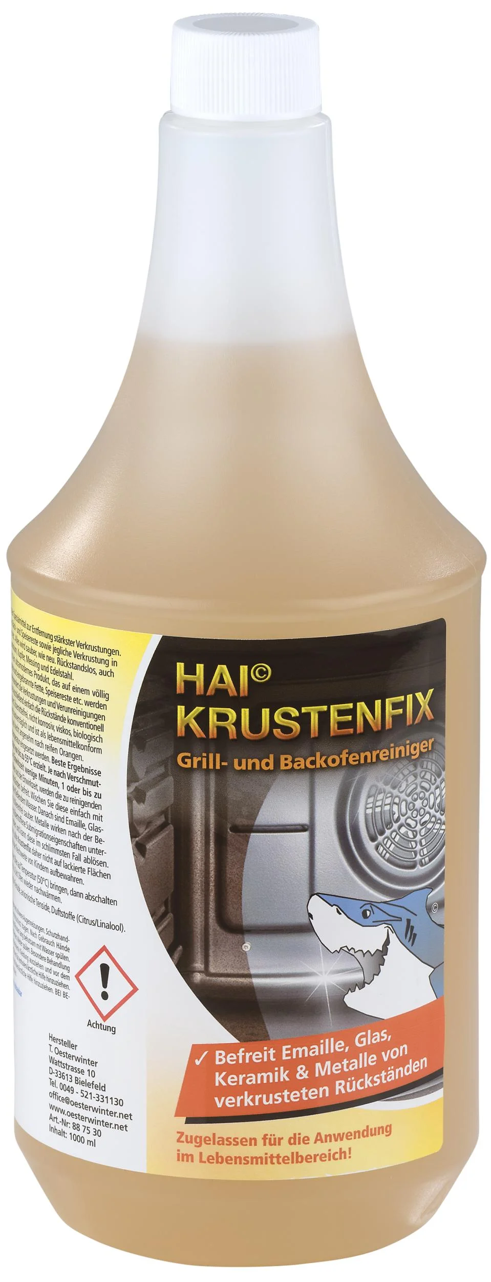 Grill- und Backofenreiniger Krustenfix, Nachfüllflasche, 1 Liter - 4