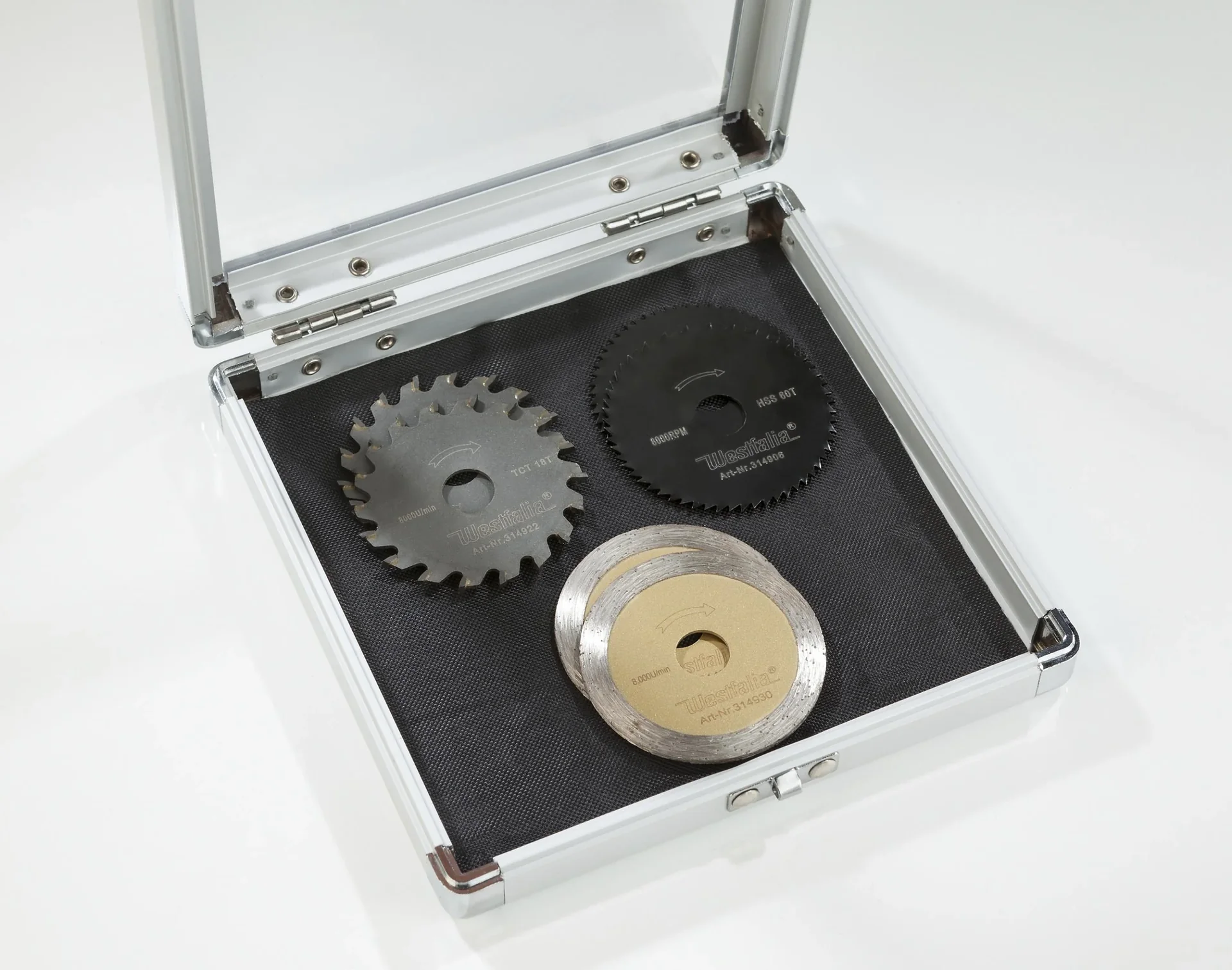 Sägeblattset 6-teilig im Aluminiumkasten - 1