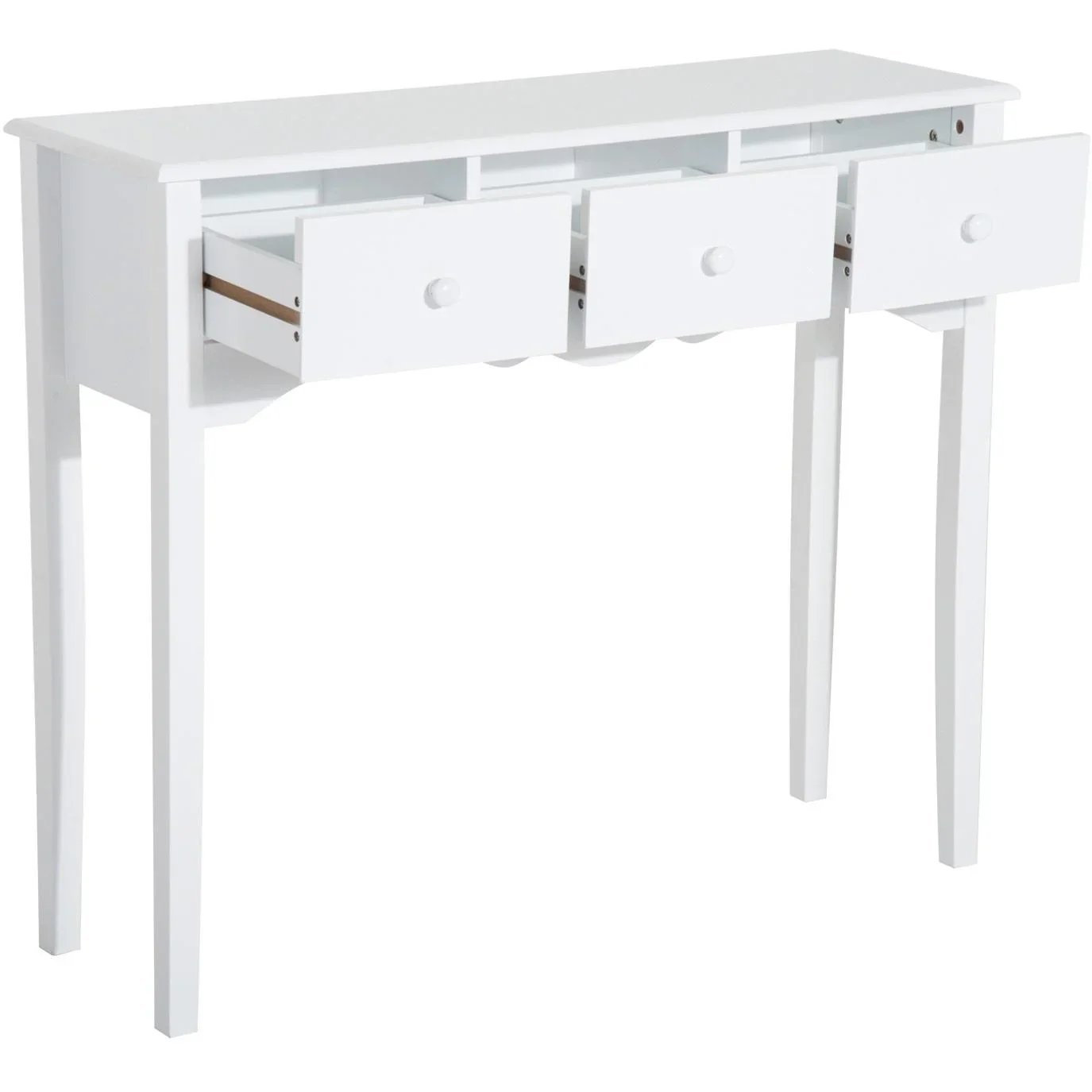Konsolentisch MDF, weiß - 2