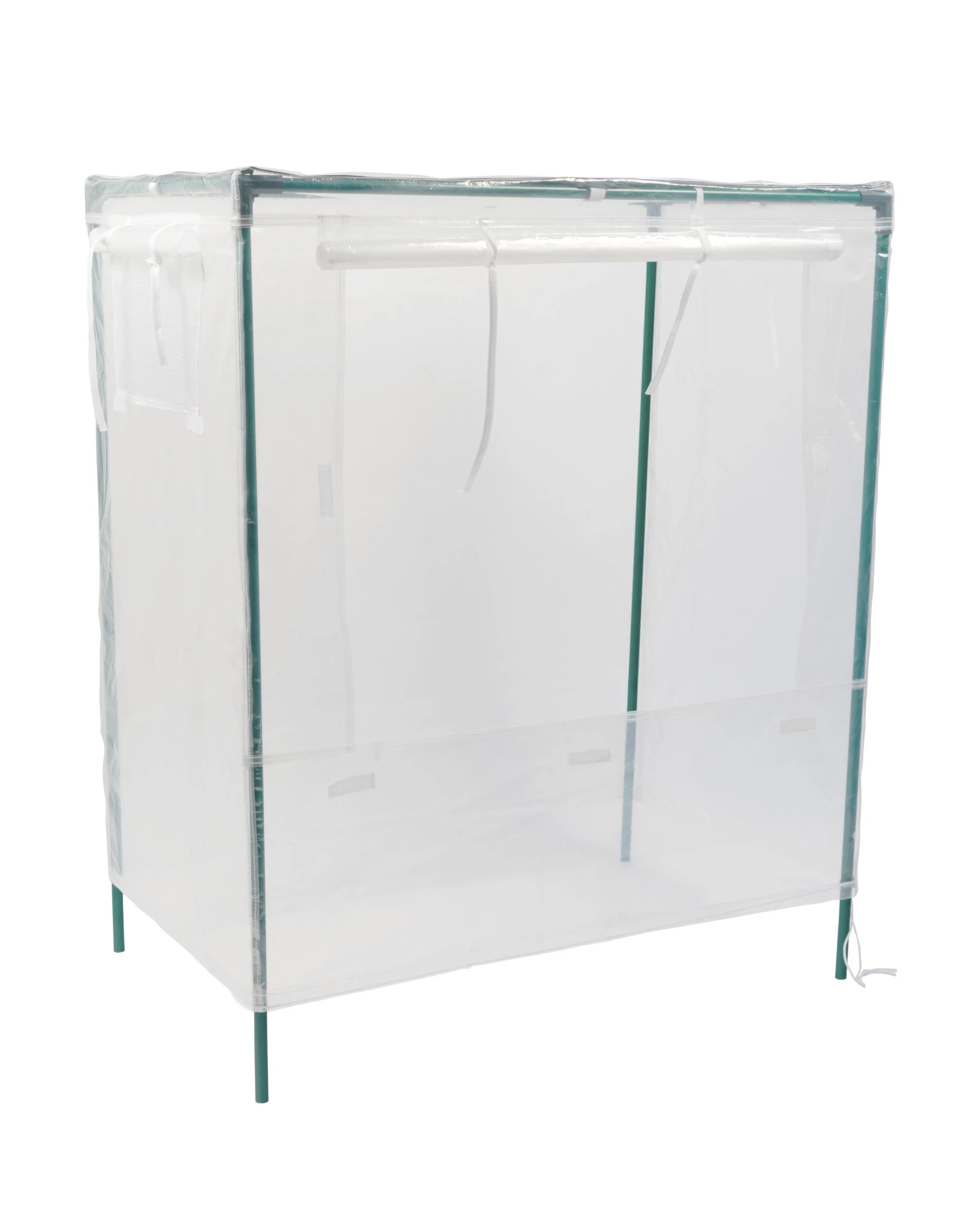Hochbeetabdeckung eckig S, 88 x 55 x 105 cm, Anbauhöhe 80-90 cm - 0