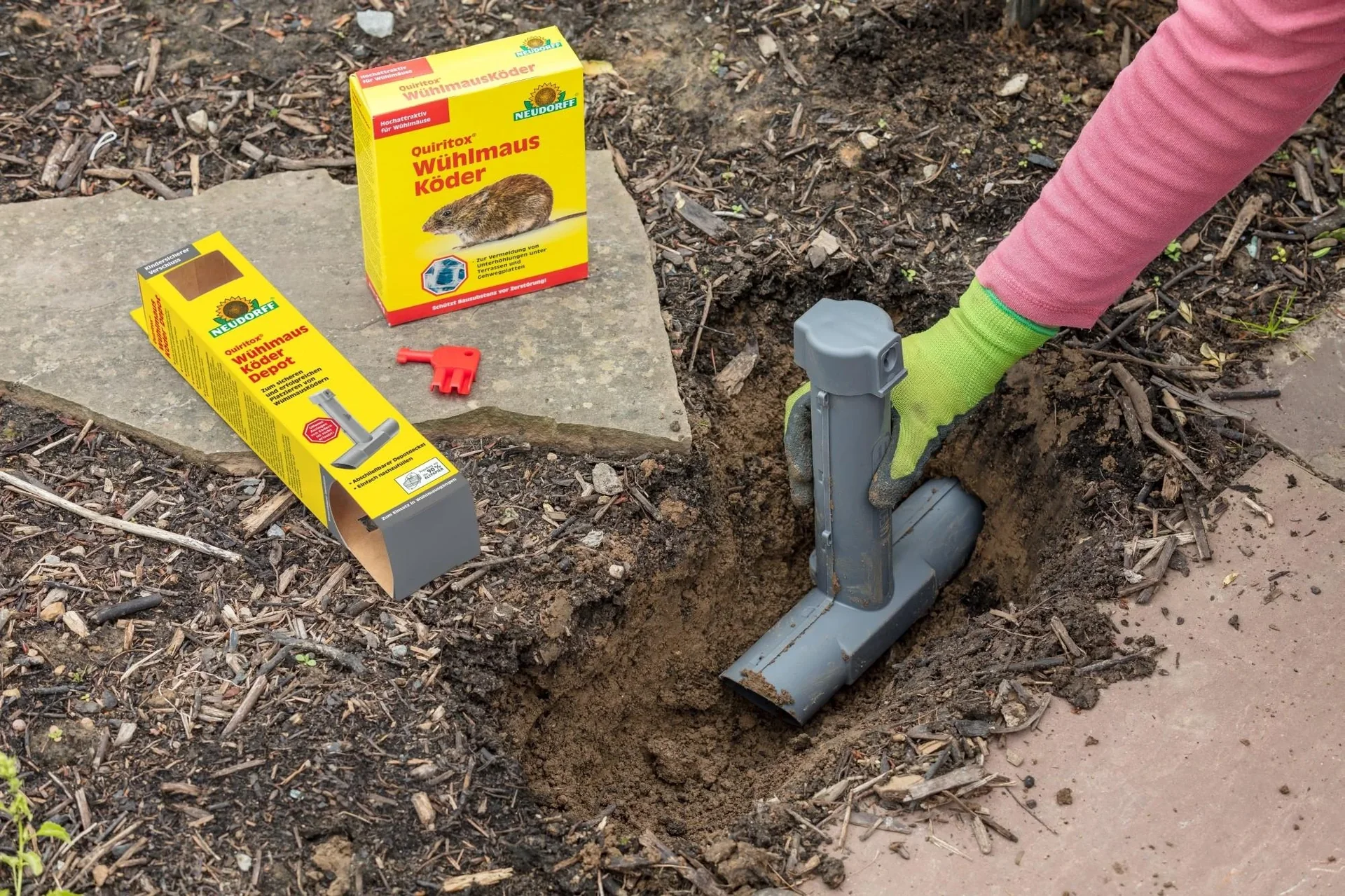 Quiritox Wühlmausköder Depot - 3