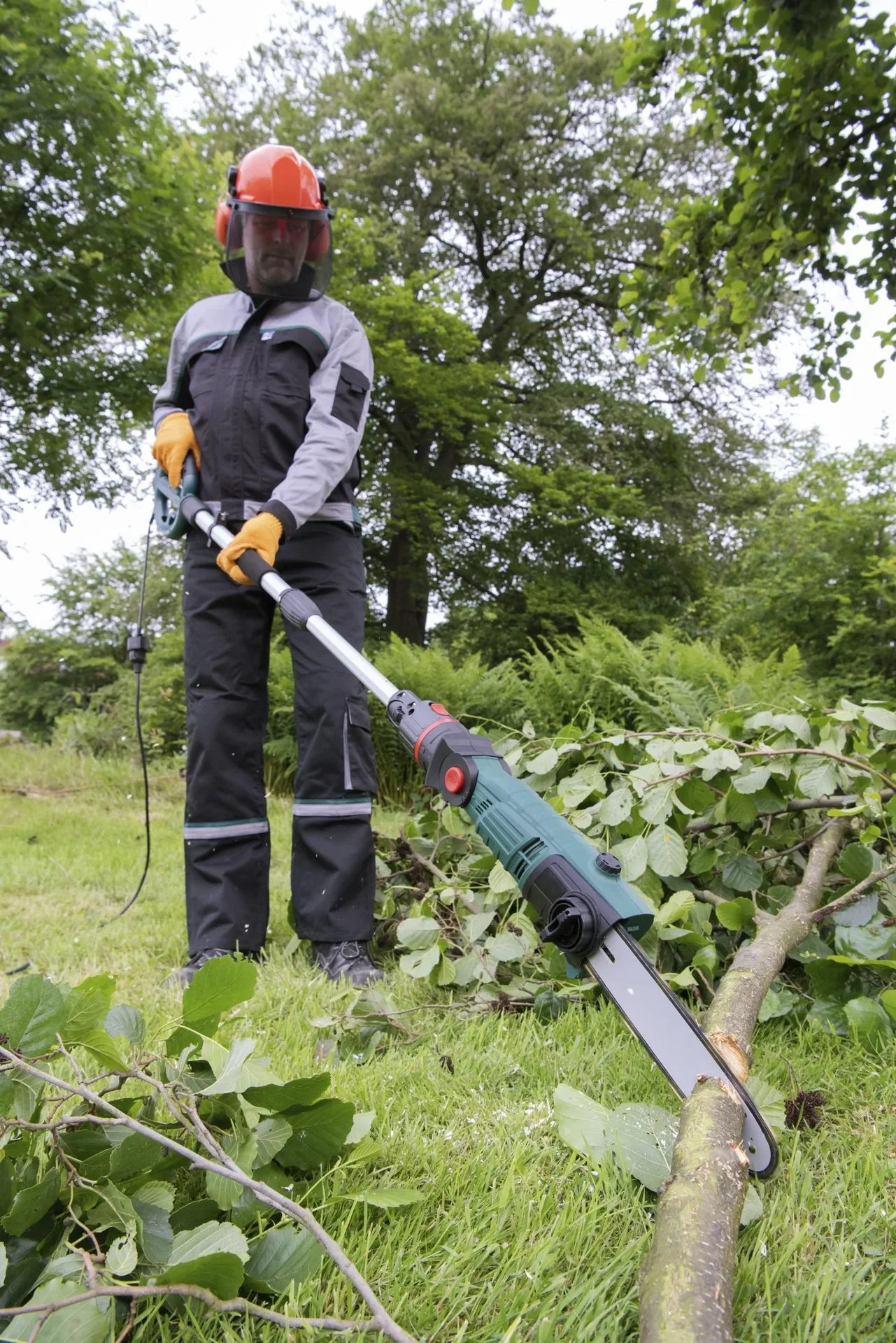 3D Baum- und Heckenpflege Set mit Teleskop - Multihandgriff - 5