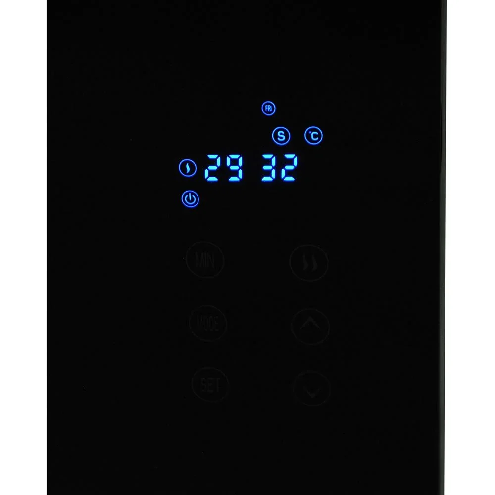 Heizgerät Heizkörper Stand- oder Wandgerät Timer mit Fernbedienung 1000/2000W Schwarz - 4