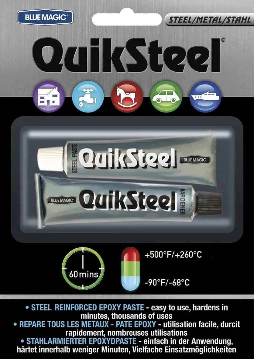 QuikSteel Zweikomponenten Superkleber Metall - 0