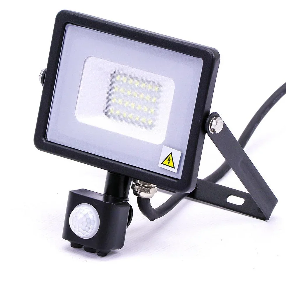 VT-20-S-Z LED-Scheinwerfer mit Sensor - 20 W - 1600 Lm - 4000K - schwarz - 0