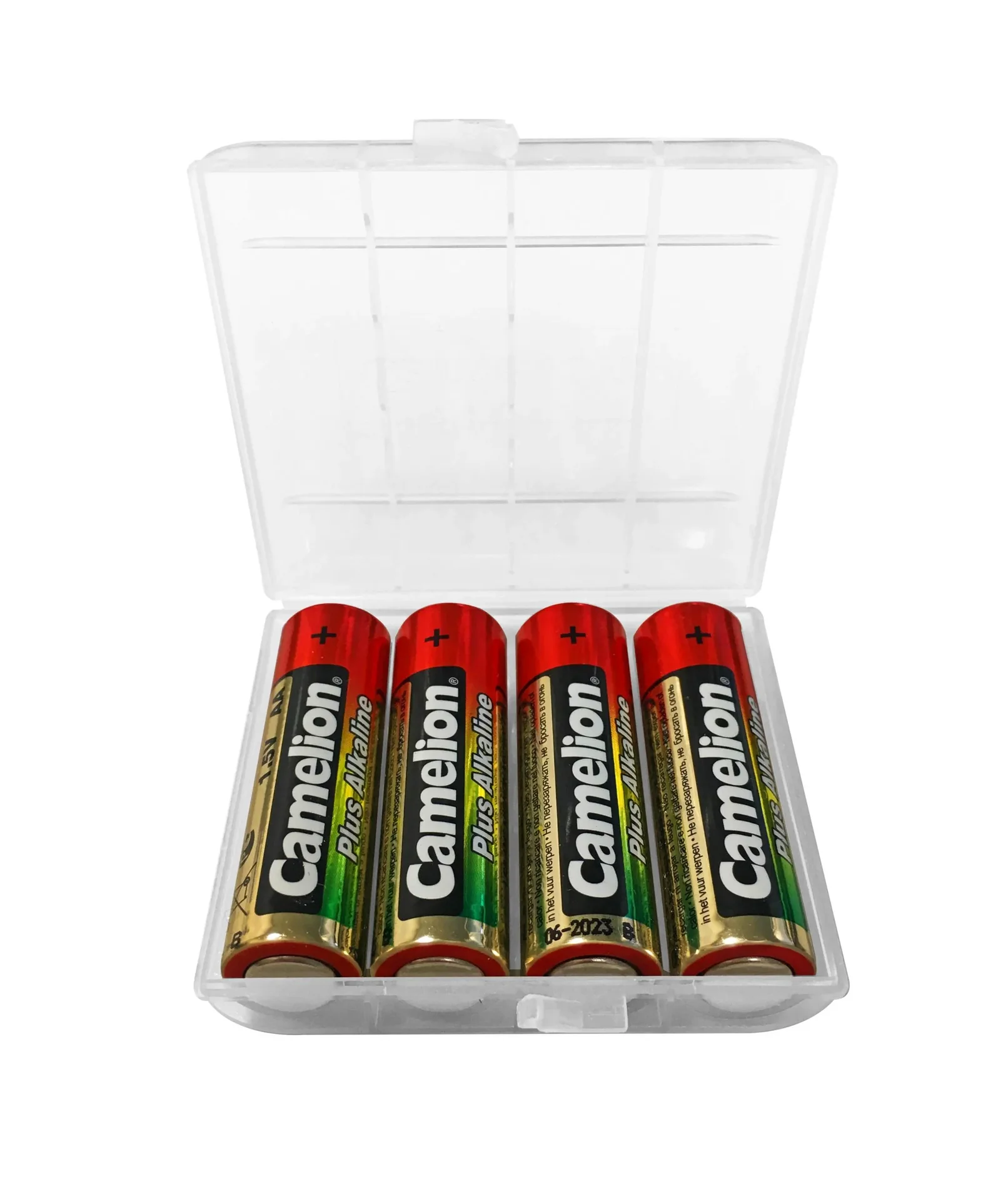 Aufbewahrungsbox für 4 Batterien oder Akkus - passend für Micro und - 0