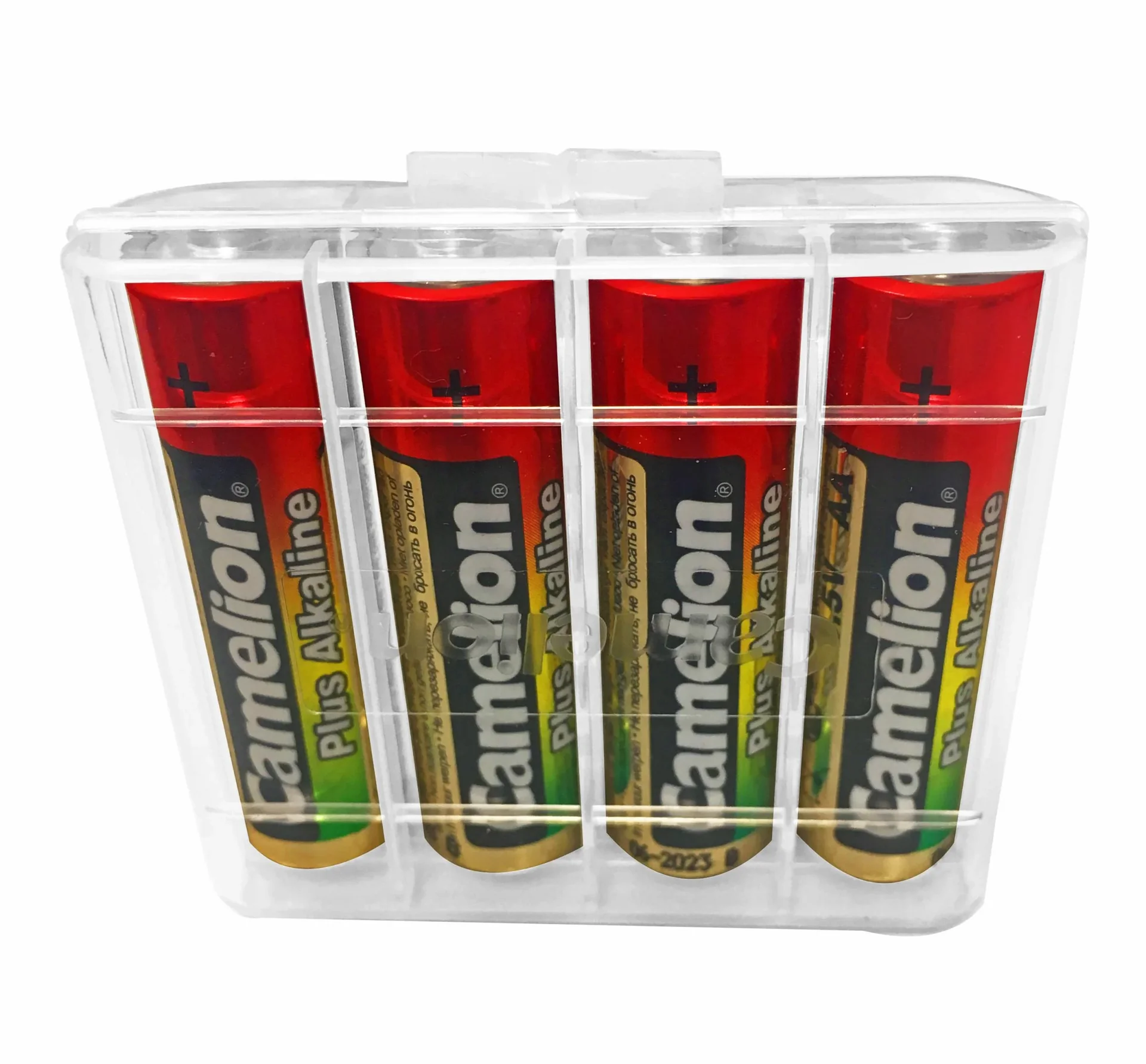 Aufbewahrungsbox für 4 Batterien oder Akkus - passend für Micro und - 1