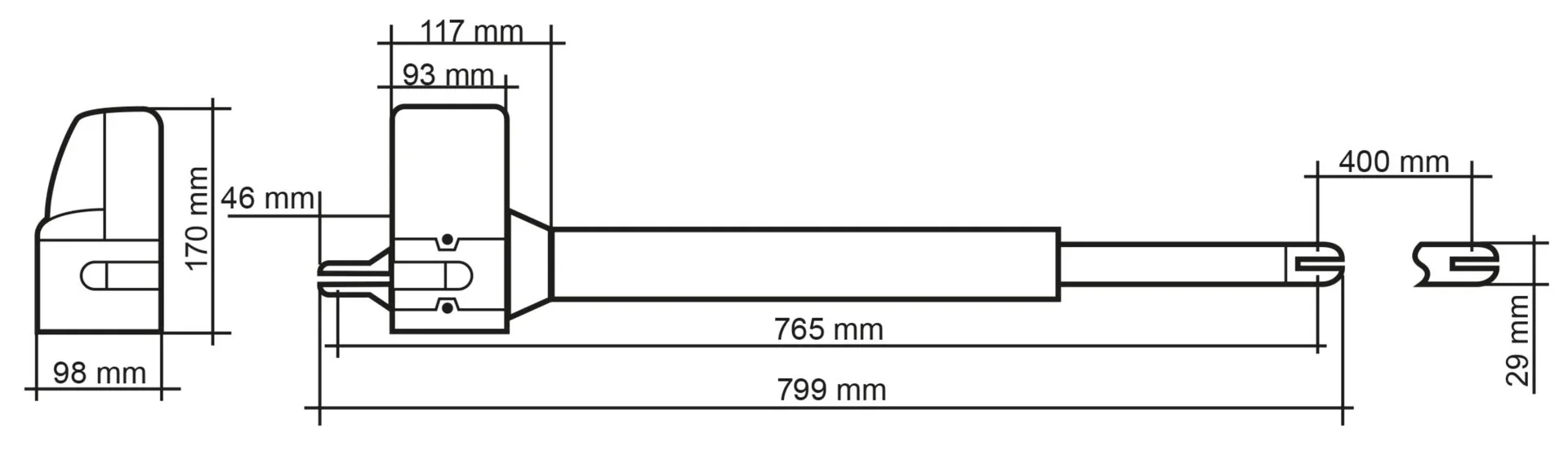 Drehtorantrieb TWIN 300 - 3