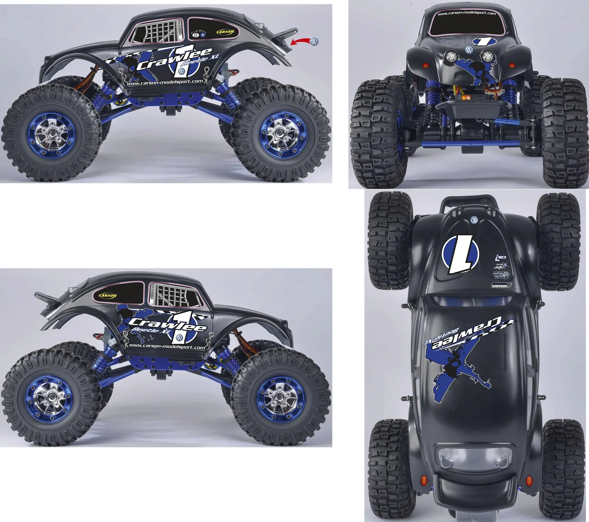 X-Crawlee XL Beetle 1:10 2.4 GHz 100% RTR - 0