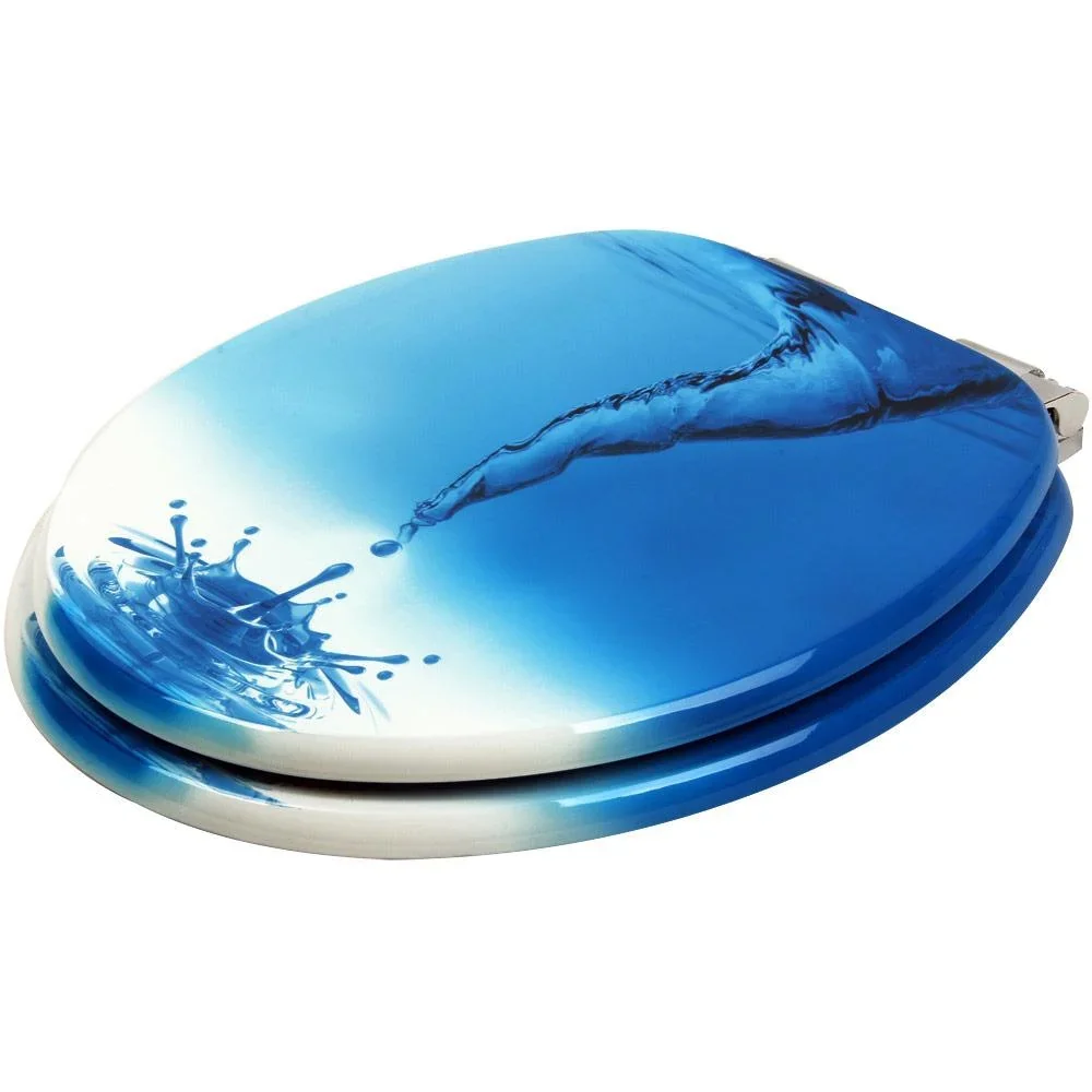 WC-Sitz Water Snake - Soft-Close-Edelstahlscharniere - 2