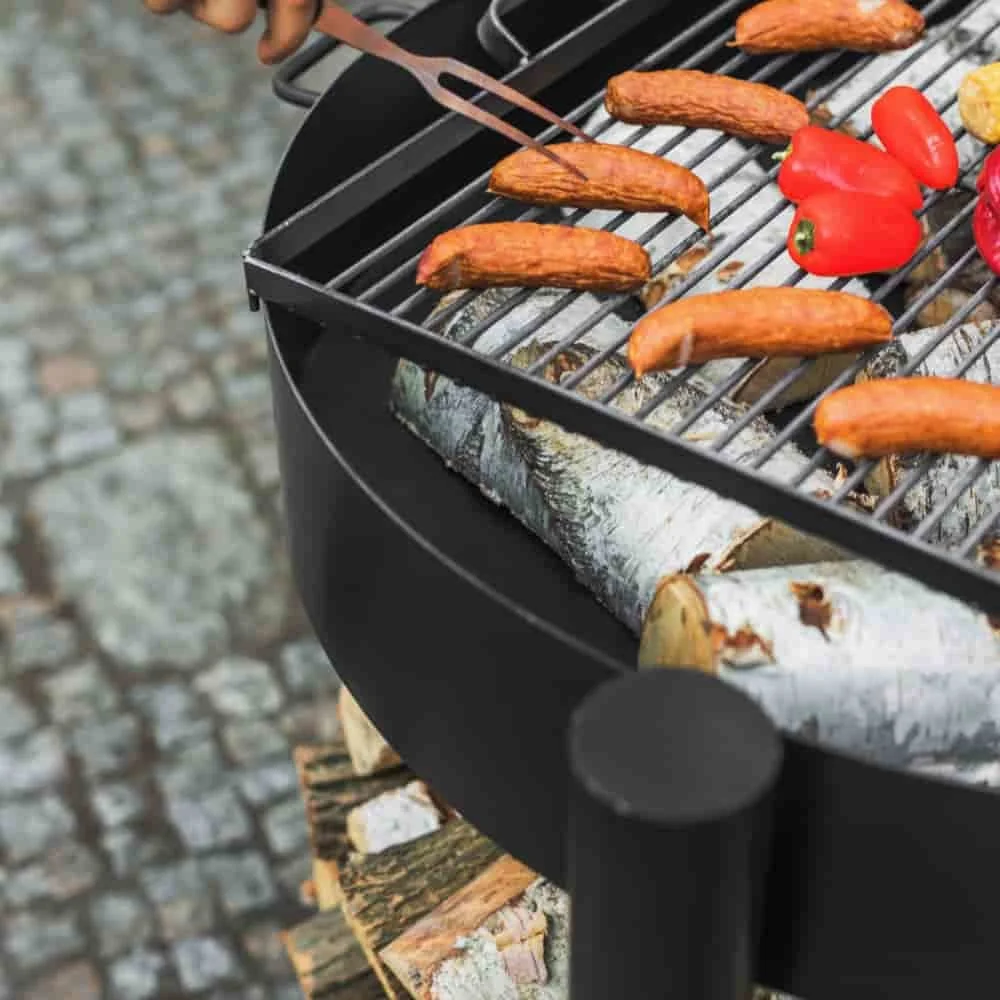 Feuerschale hoch „MONTANA“ 60 cm - aus Naturstahl-3