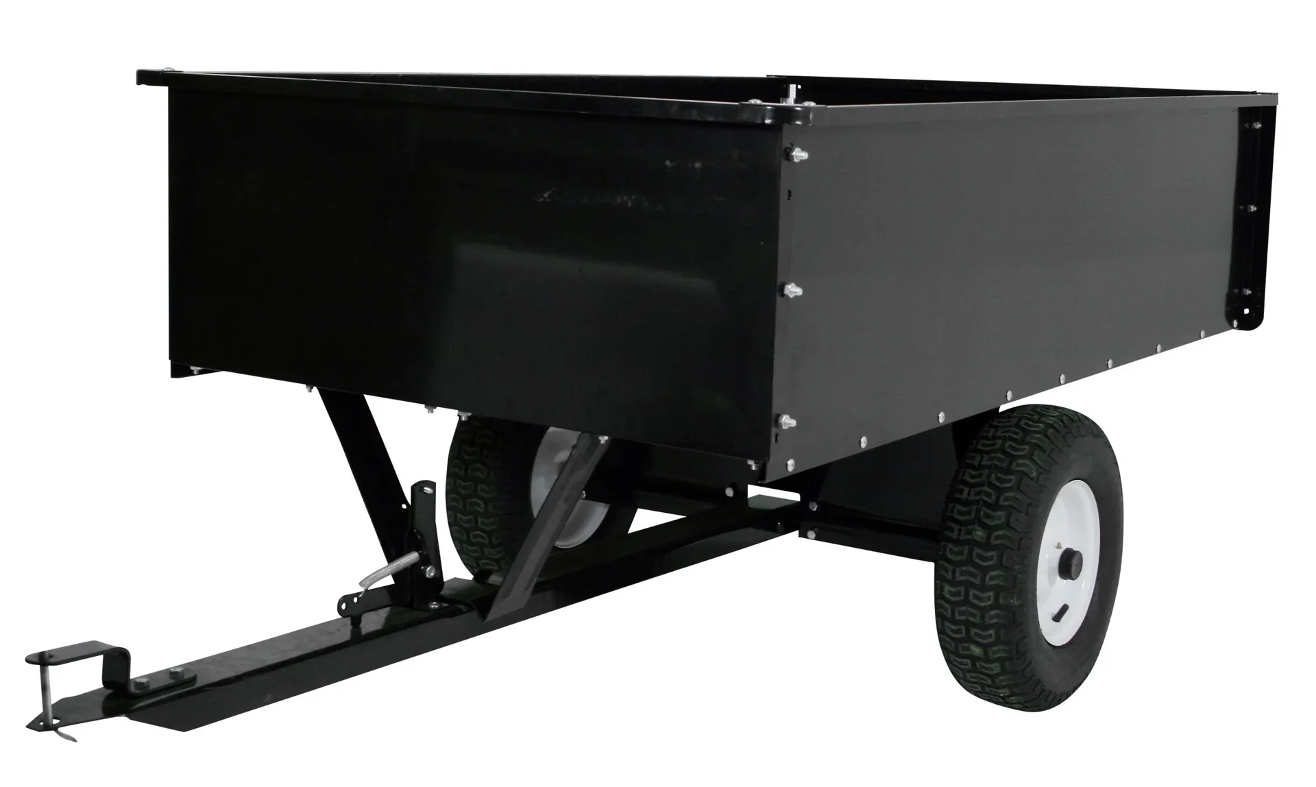 Rasentraktor Anhänger 150 kg - Mit Kippfunktion 97 x 76 x 30 cm - 0