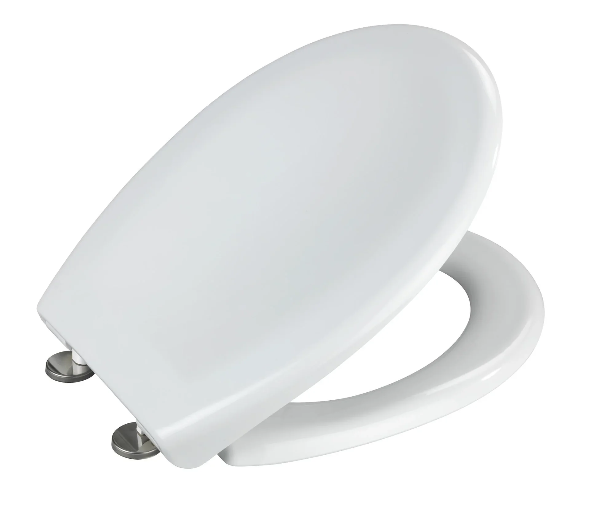 WC-Sitz Solaro Weiß, Thermoplast, Fix-Clip Hygiene-Befestigung - 0