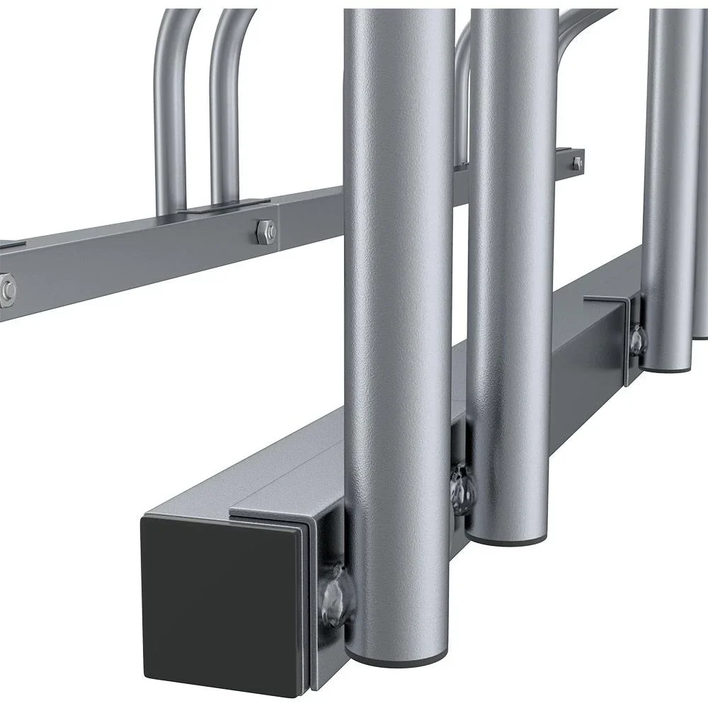 Metall-Fahrradständer für 6 Fahrräder - 160x32x27 cm - 3