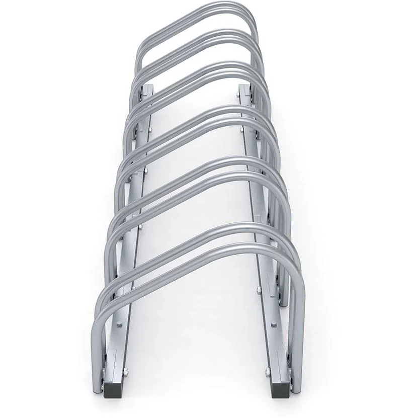 Metall-Fahrradständer für 6 Fahrräder - 160x32x27 cm - 4