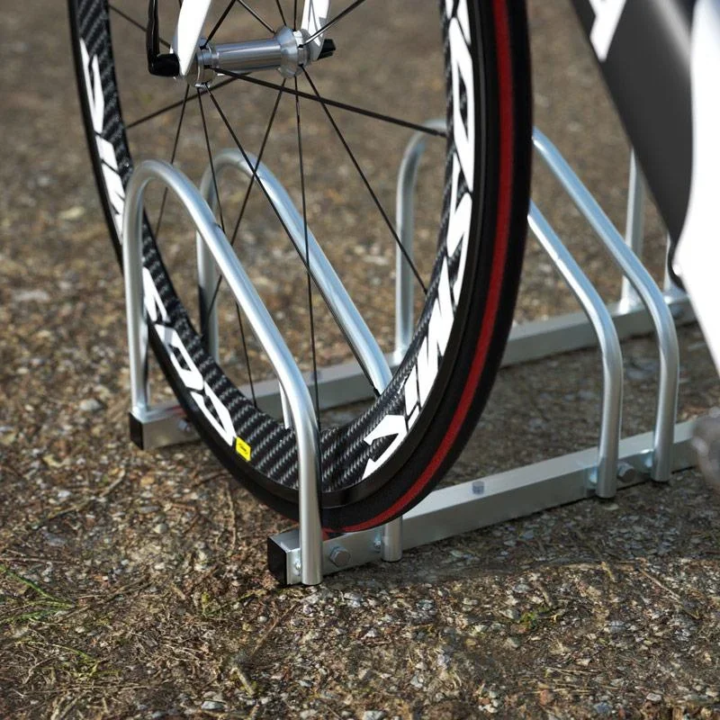 Metall-Fahrradständer für 6 Fahrräder - 160x32x27 cm - 5