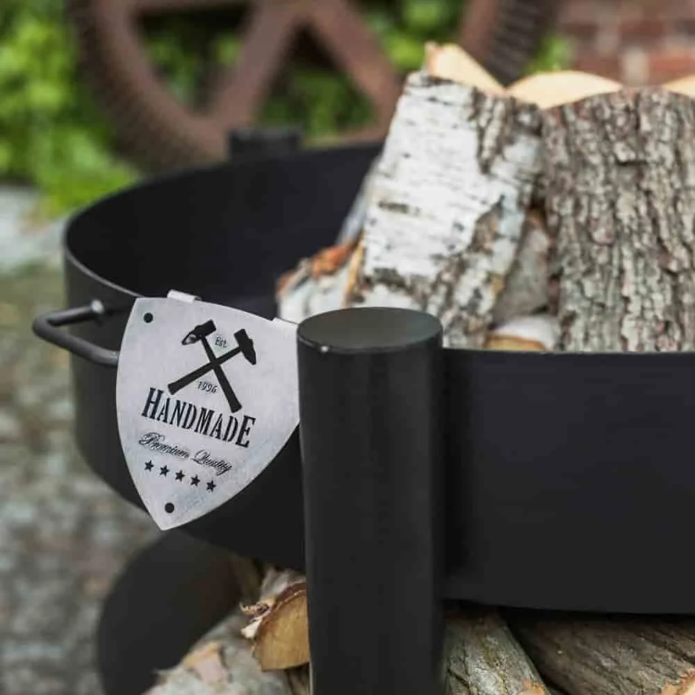 Feuerschale hoch „MONTANA“ 80 cm - aus Naturstahl-4