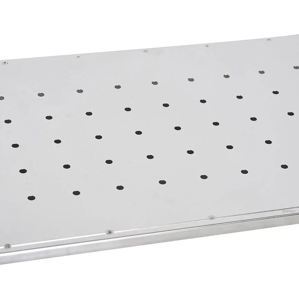 Küchenregal Standregal 3 Ablagen mit 6 Haken Multifunktions Edelstahl Silber L58 x B22 x H59cm - 0