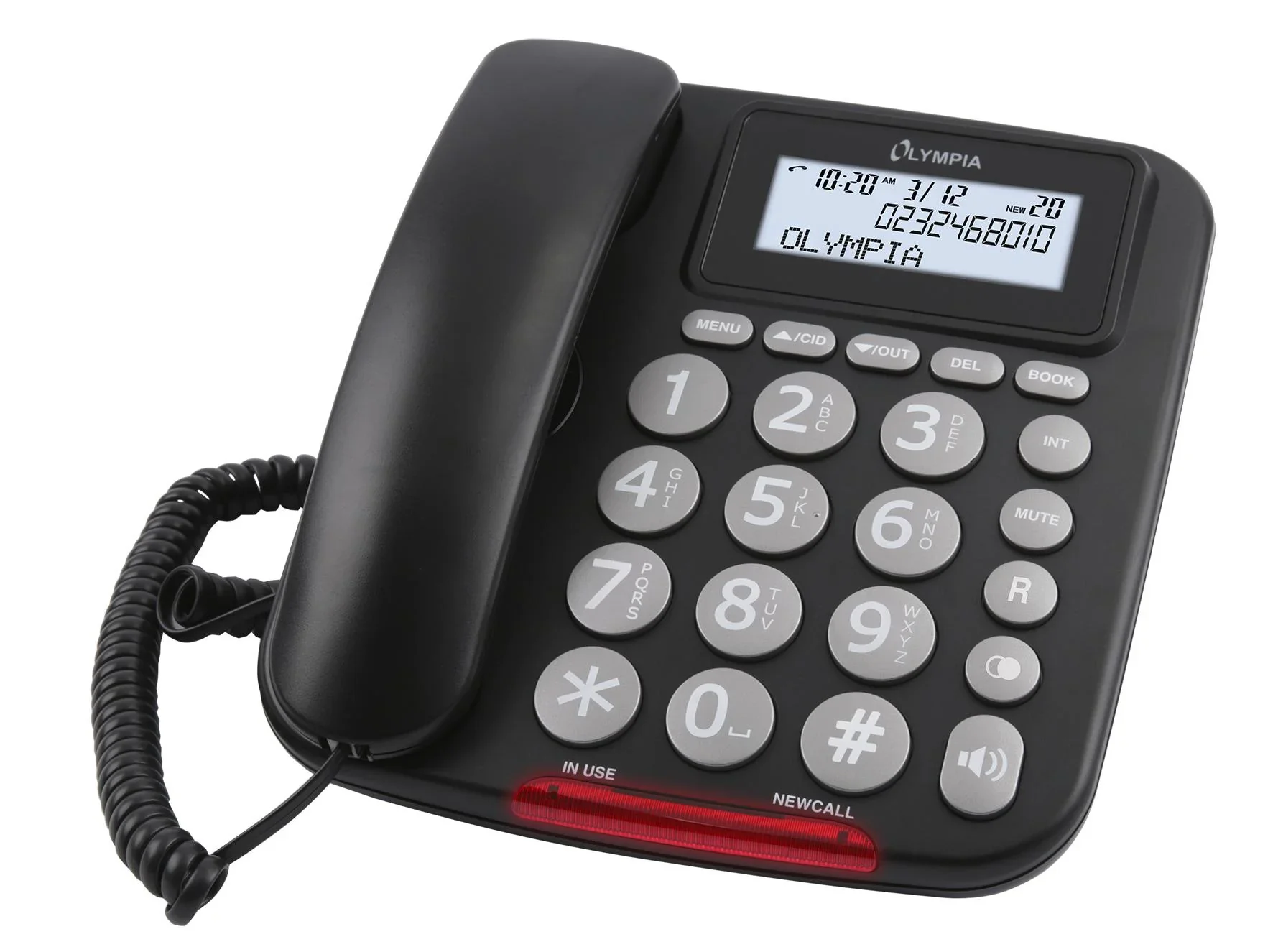 Großtasten Telefon mit DECT Großtasten Mobilteil - 0