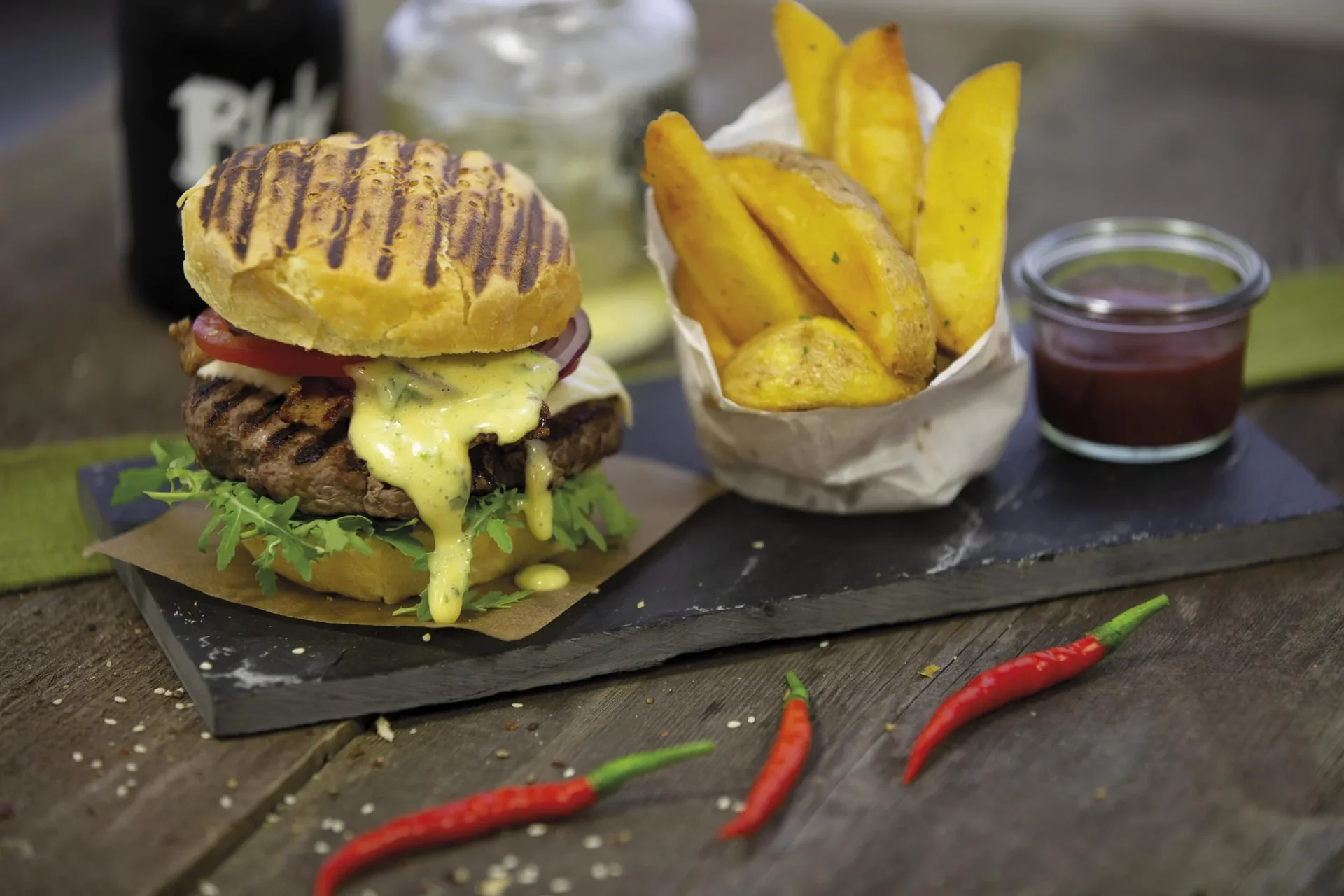 Kontaktgrill / Tischgrill „Low Fat Grill“ , Kupferfarben/ Schwarz, 900 Watt - 1