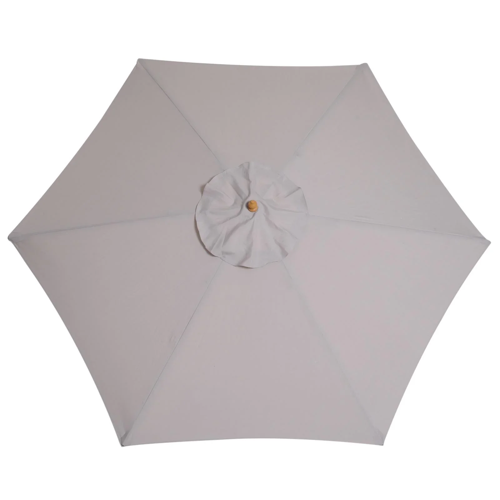 Sonnenschirmmarkise 3-Stufen-Bambus 180/ Polyester grau - 0