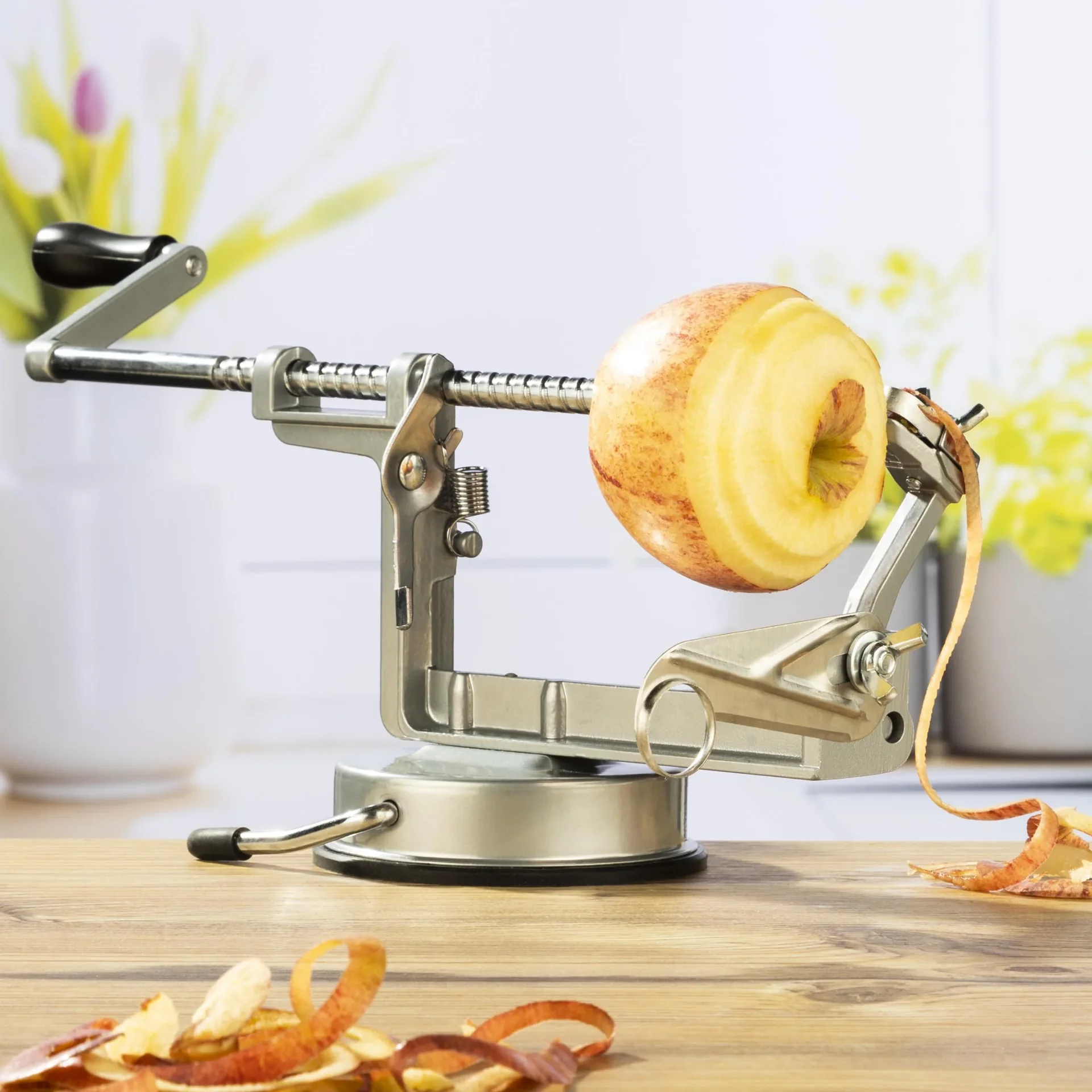 3 in 1 Apfel- und Kartoffelschäler, Aluguss - 0