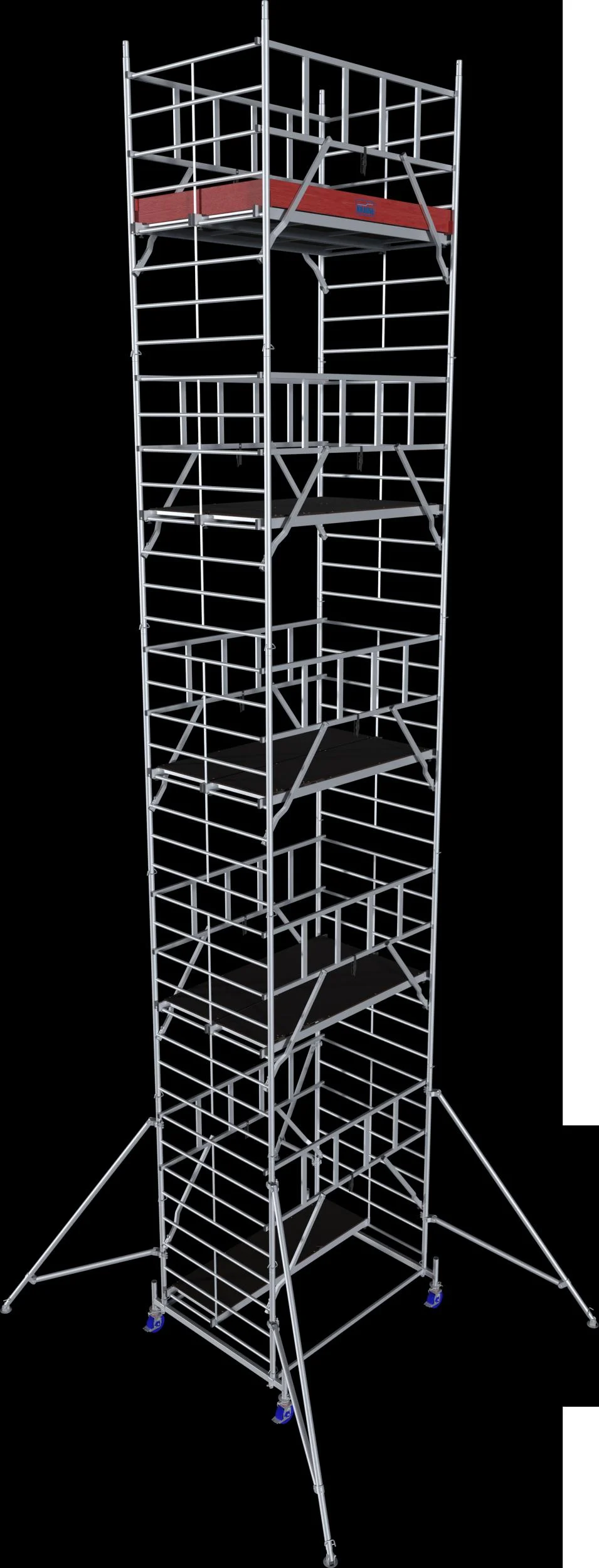 MONTO ProTec XXL Alu-Fahrgerüst Breitaufbau, Arbeitshöhe ca. 11,30 m - 0