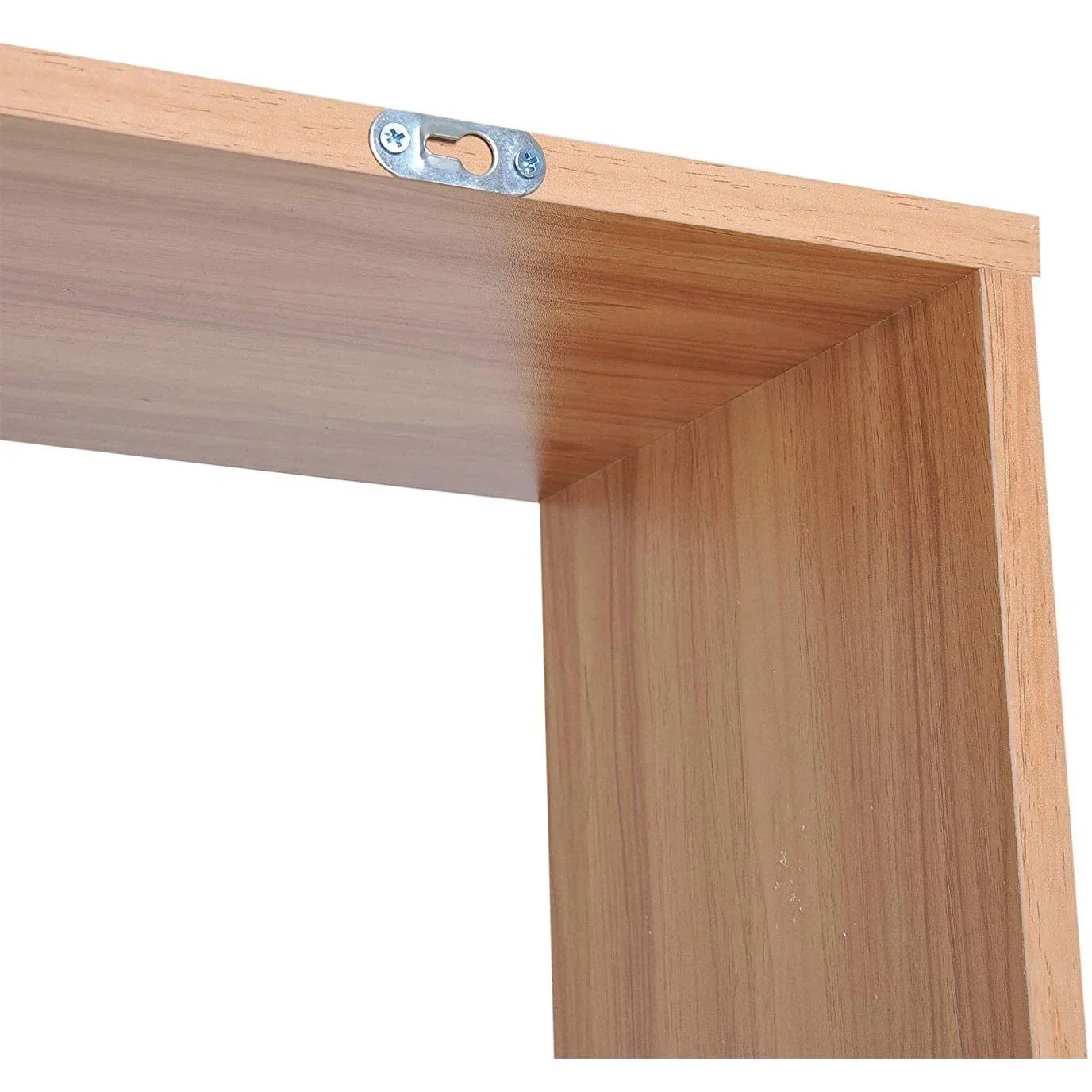 Bücherregal Wandregal Raumteiler mit 6 Fächern Ahorn - 1