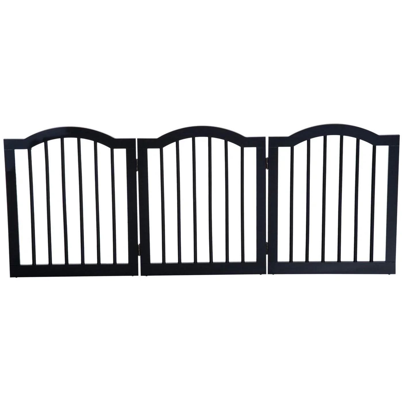 Absperrgitter Hundegitter 154,5cm faltbar Schwarz - 0