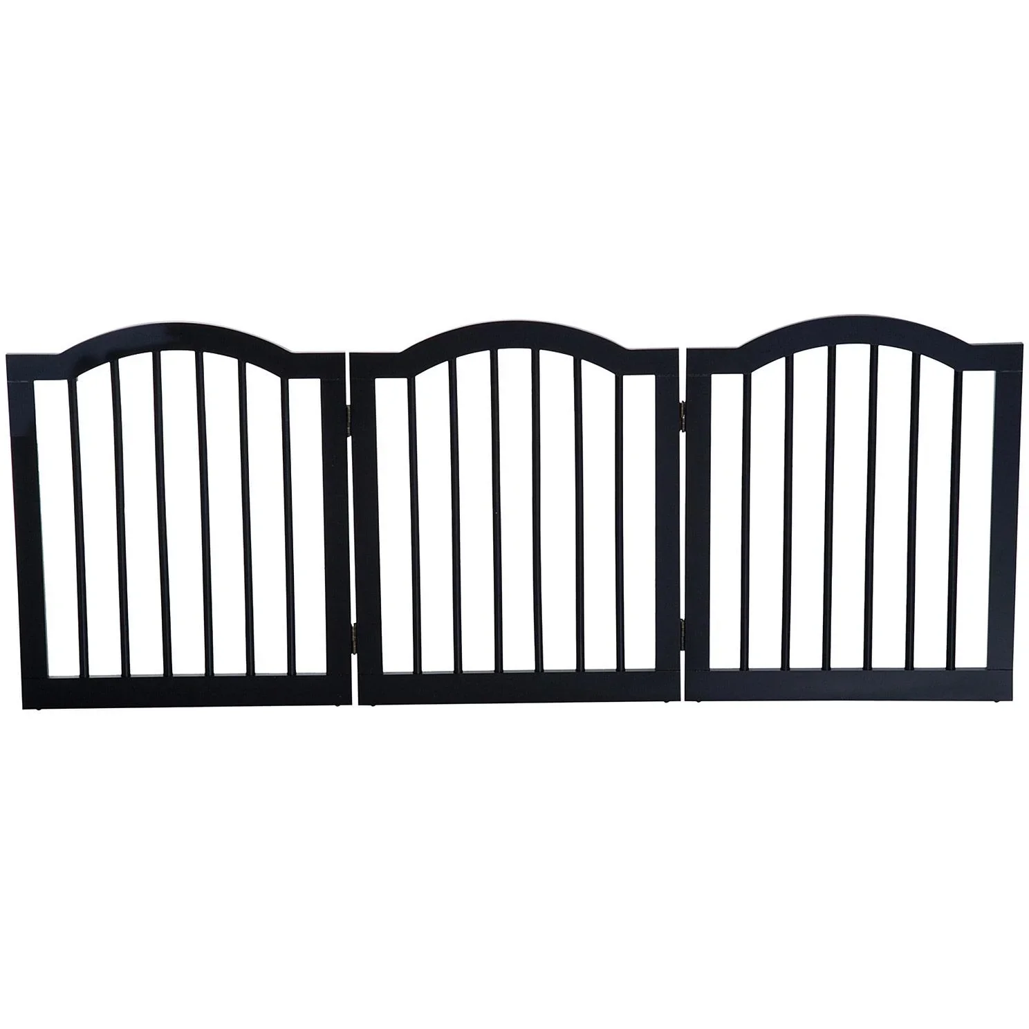 Absperrgitter Hundegitter 154,5cm faltbar Schwarz - 4