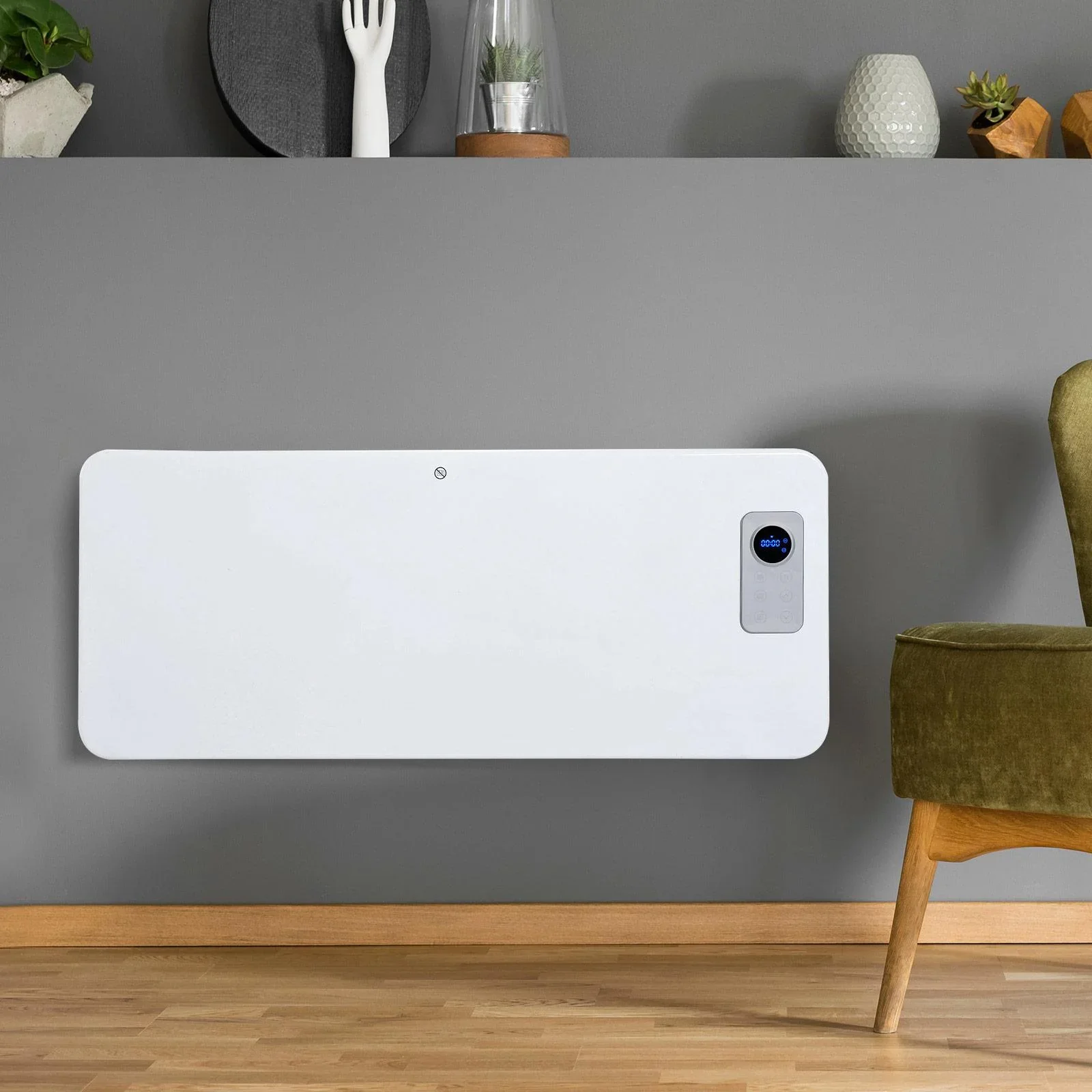 Heizgerät Elektroheizung Timer mit Fernbedienung 1000/2000W Weiß - 3
