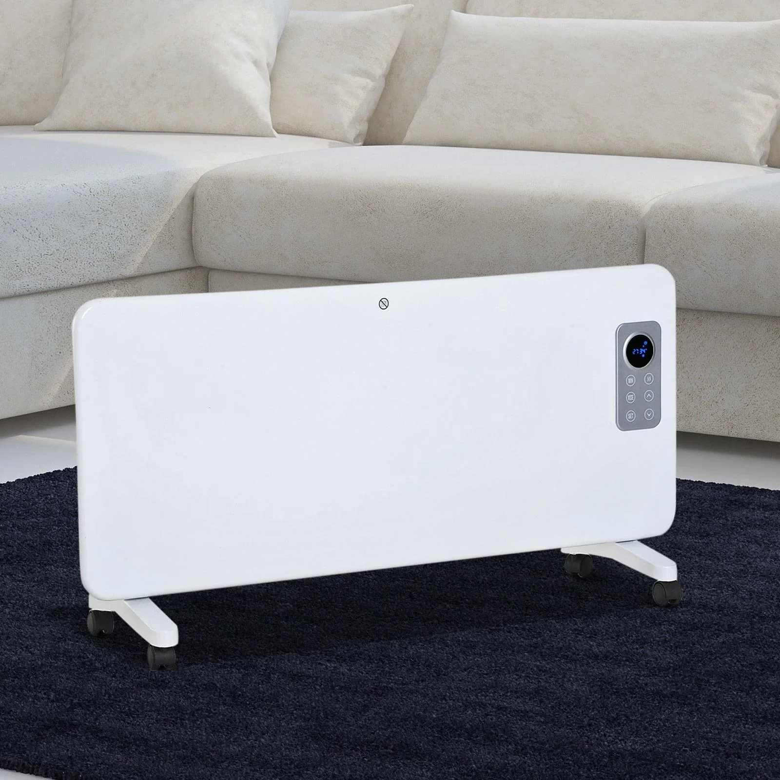 Heizgerät Elektroheizung Timer mit Fernbedienung 1000/2000W Weiß - 7
