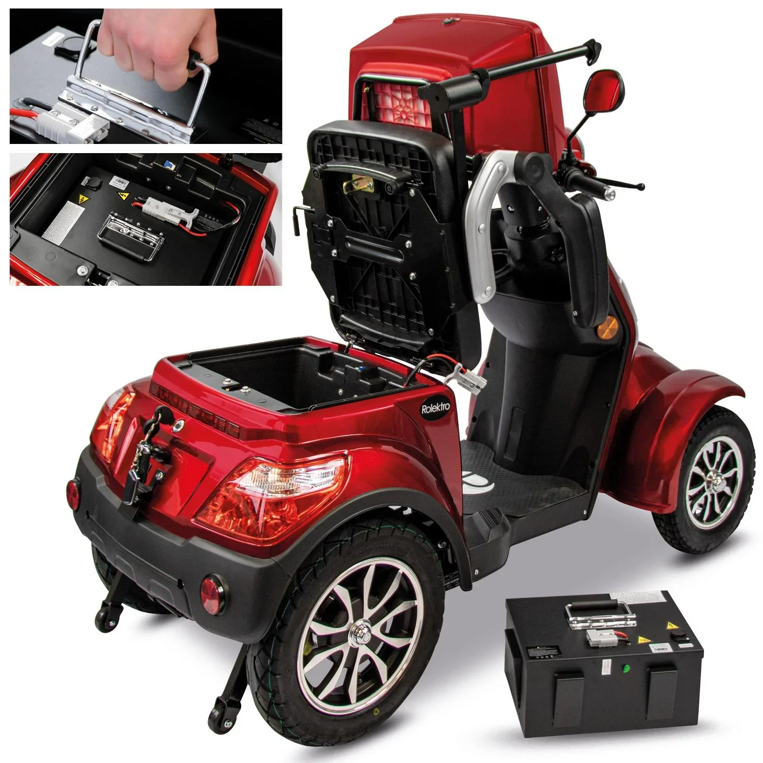 E-Quad 15 V.3 Lithium, 1.000 Watt + Straßenverkehrszulassung - 1