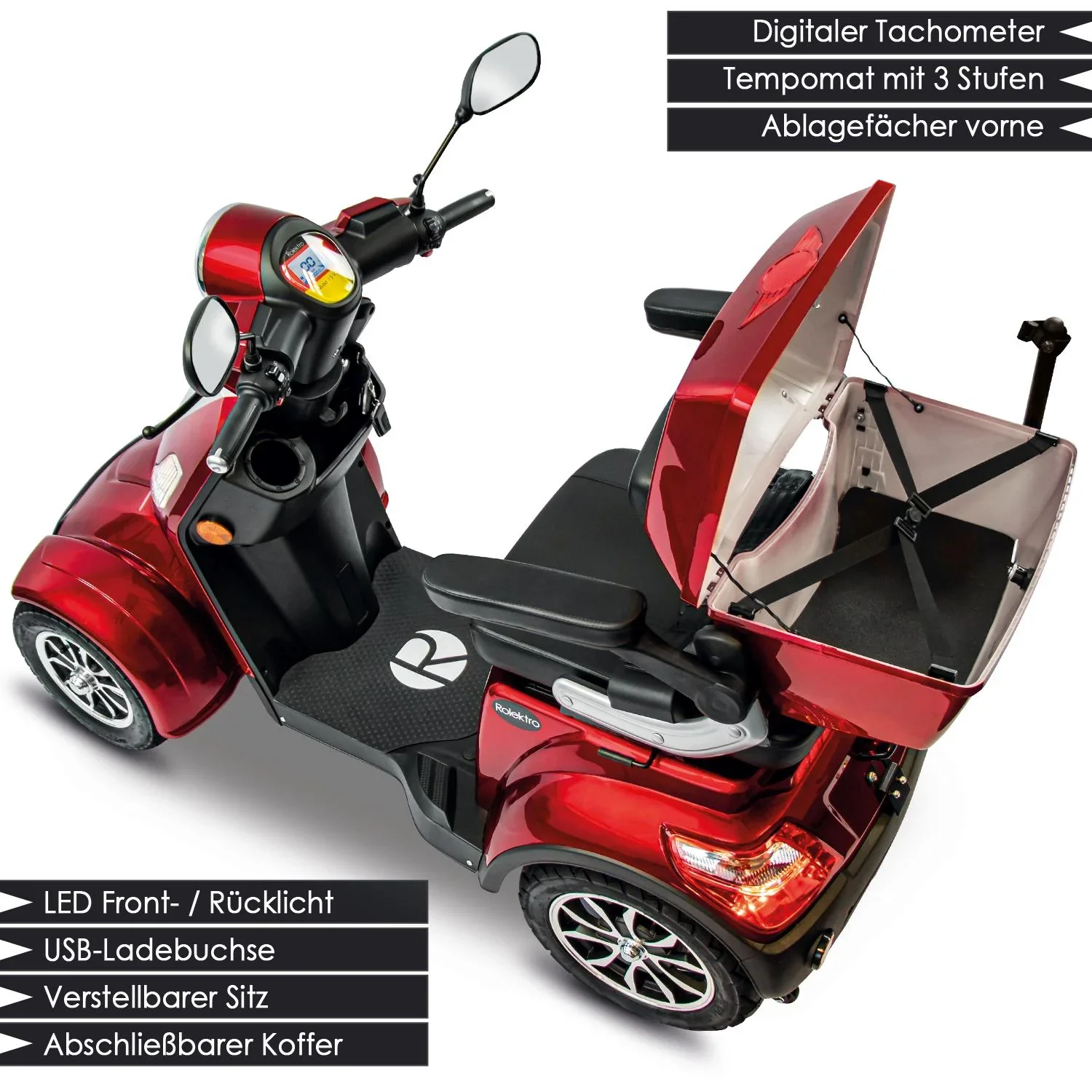 E-Quad 15 V.3 Lithium, 1.000 Watt + Straßenverkehrszulassung - 3