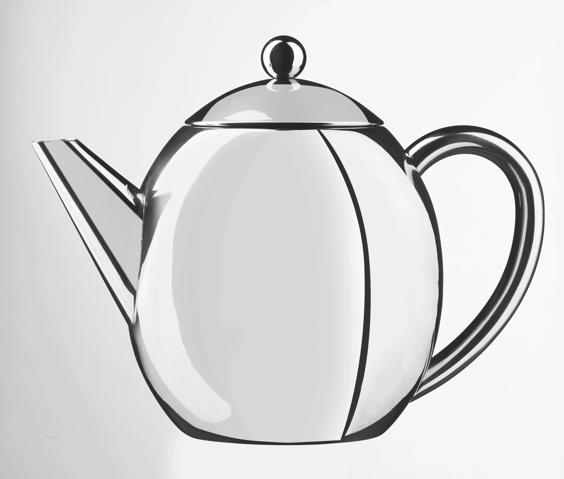 Thermo-Kanne, 1,2 Liter, Edelstahl, Teekanne - 0