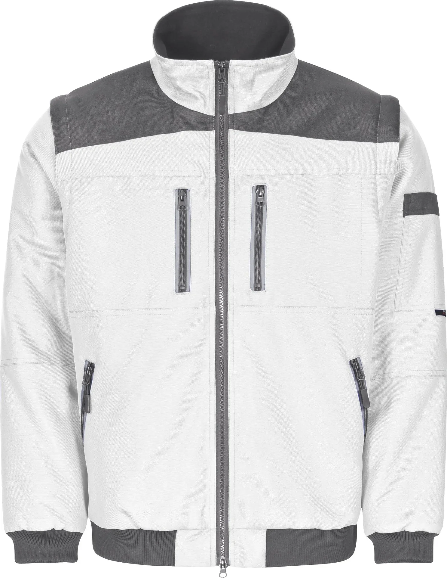 Funktionsblouson, weiss-grau, Gr. XL - 0