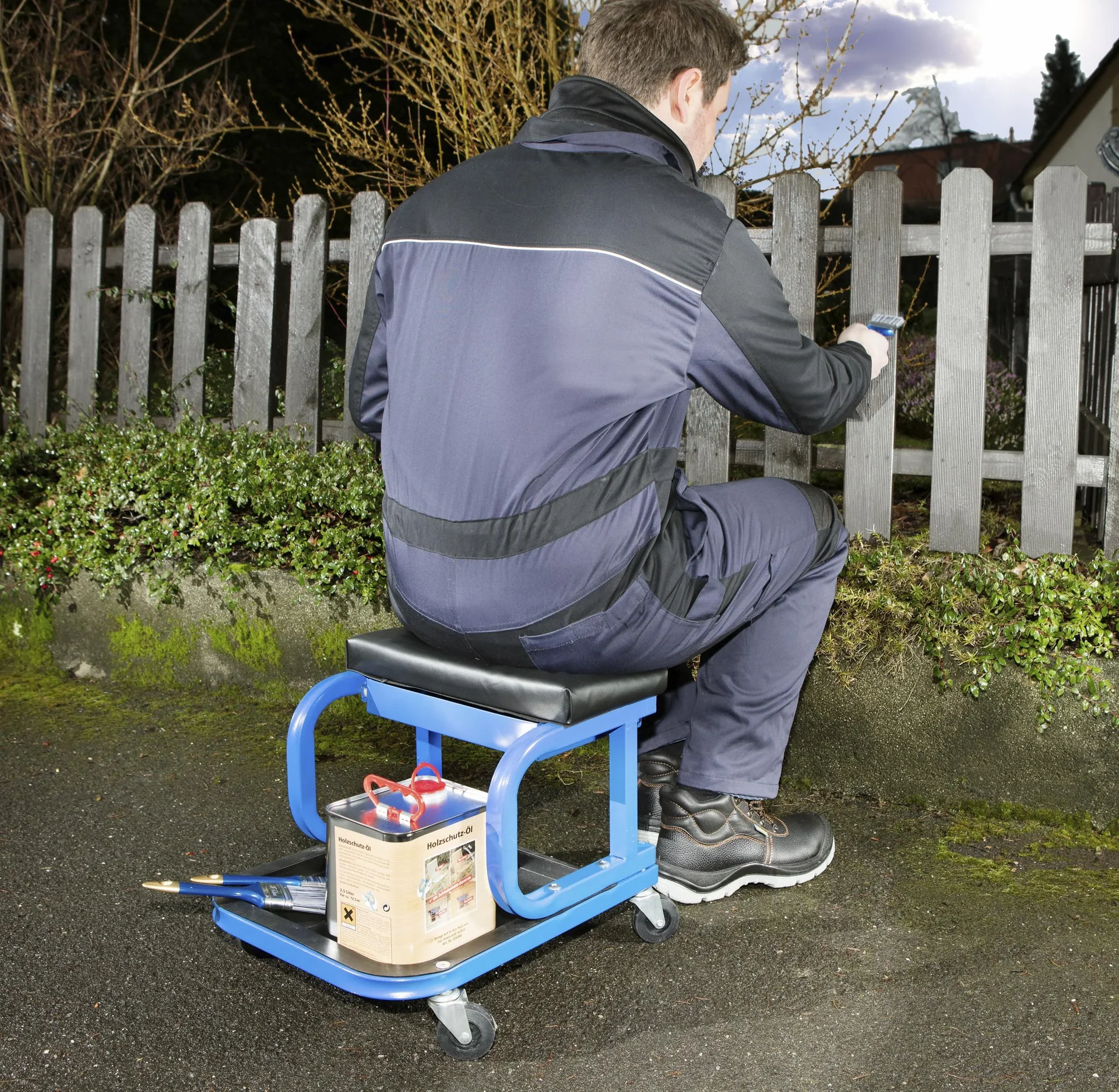 Rollsitz mit Schublade - 0