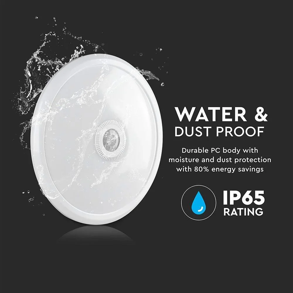 Samsung durch VT-13 LED Deckenleuchte mit Sensor -12W - 4000K - Weiß - 1