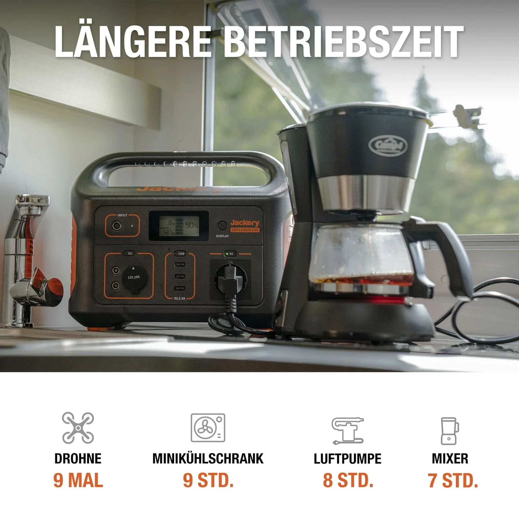 Tragbare Powerstation Explorer 500, 518 Wh - 1