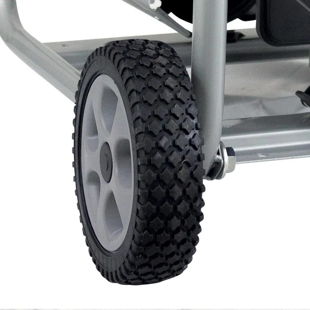 Generator 2,5kW mit 196cc OHV-Benzinmotor mit manuellem Start & Radsatz - 1