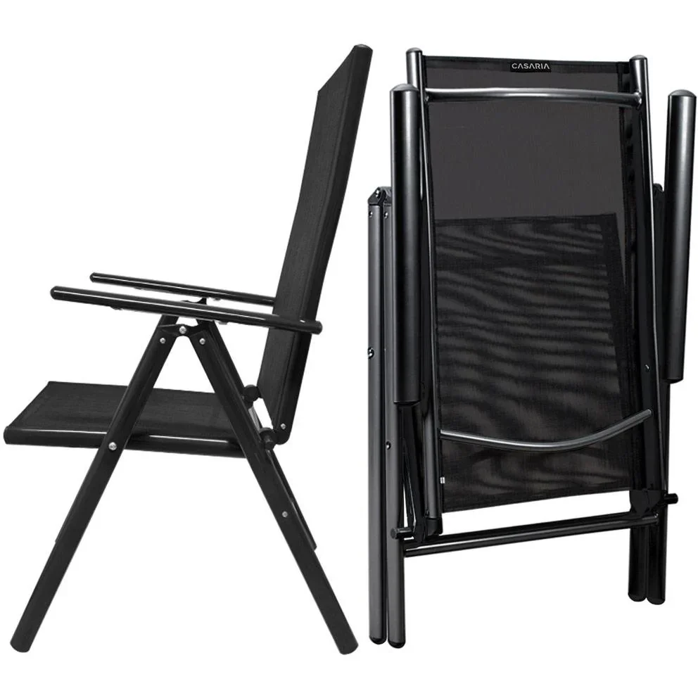 Aluminium-Gartenset Bern 6+1 Mattglas anthrazit - Set - 5