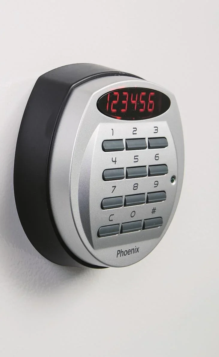 Aktenschrank World Class Vertical Fire File mit 4 Schubladen und elektronischem Schloss - 0