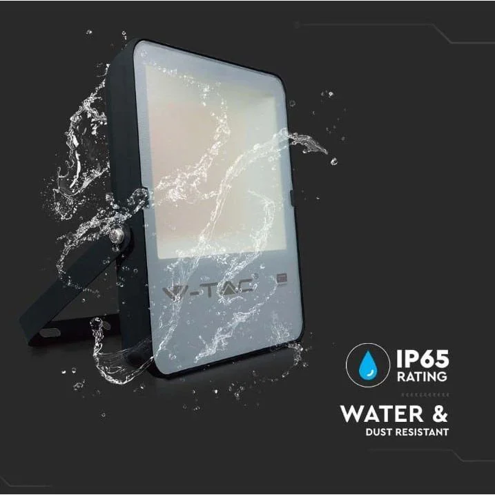 VT-302 LED-Flutlicht - 200 W - 27350 Lm - 6500K - schwarz - Extra effizient - 5