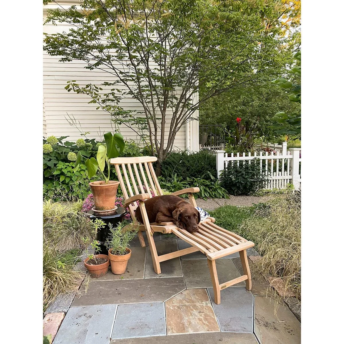 Sonnenliege "Queen Mary" Akazienholz - 2