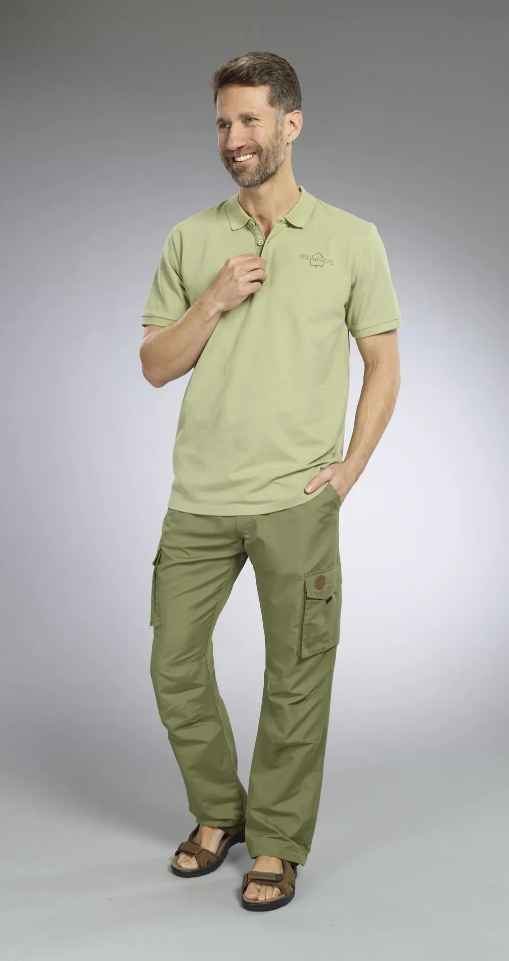 Trekkinghose, Farbe oliv, Gr.M - 5