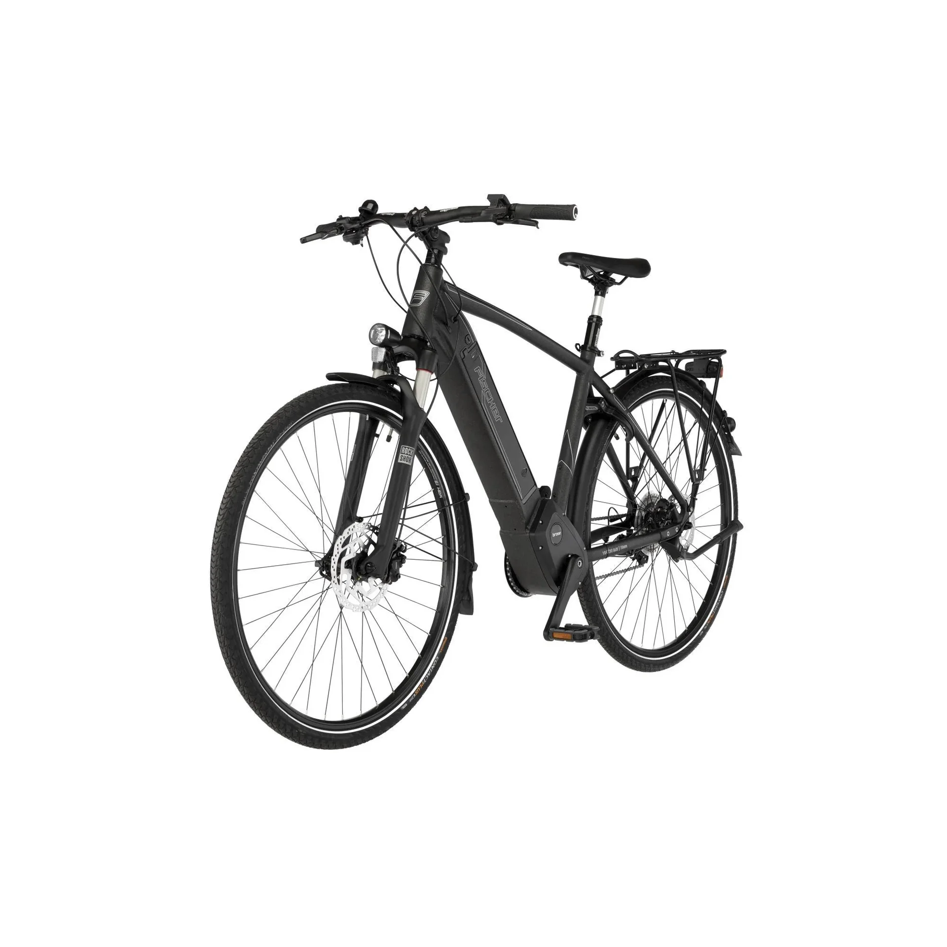 Herren E-Bike Trekking, 28 Zoll, Rahmengröße 55cm, 10-Gang Kettenschaltung, graphit metallic matt, VIATOR 6.0i - 1
