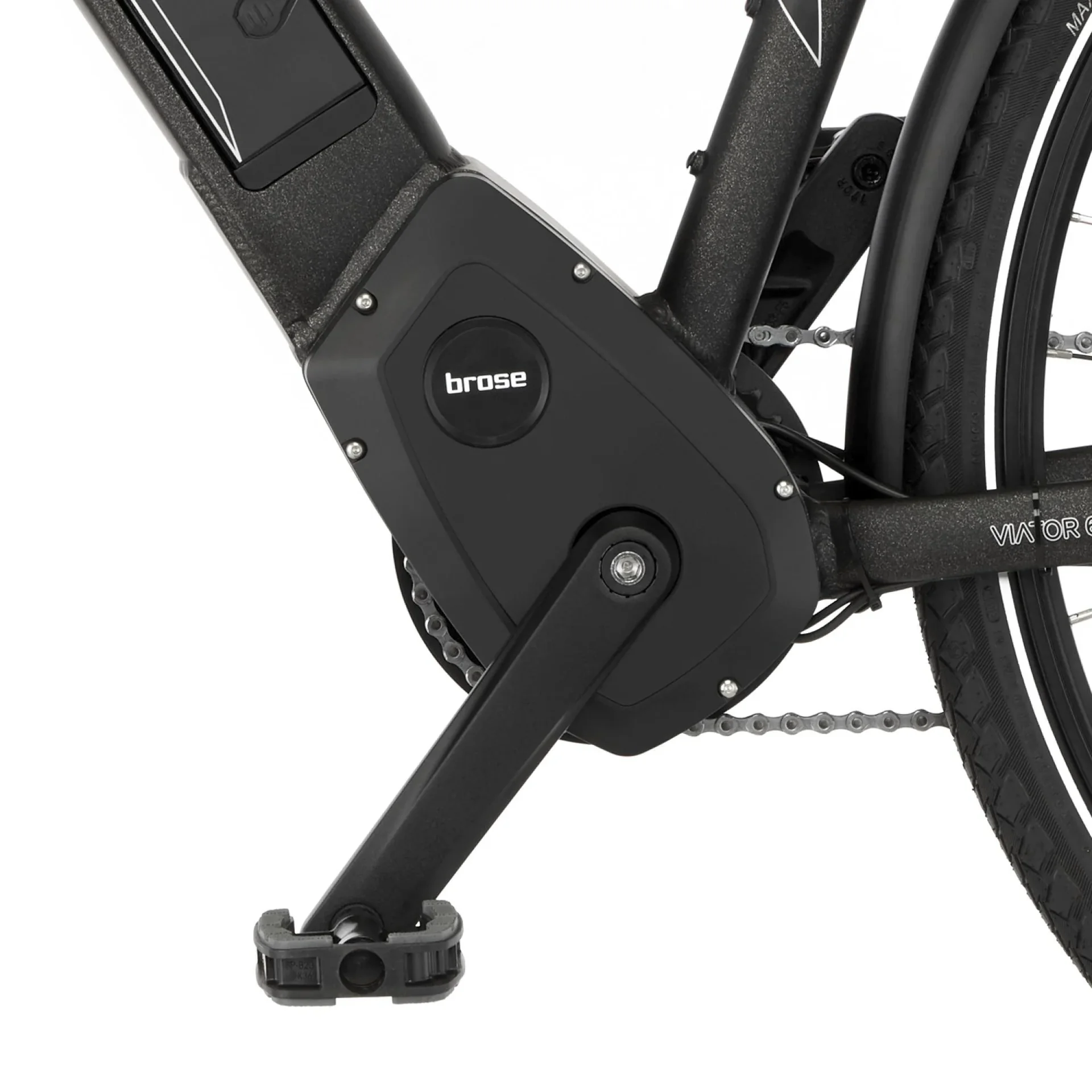 Herren E-Bike Trekking, 28 Zoll, Rahmengröße 55cm, 10-Gang Kettenschaltung, graphit metallic matt, VIATOR 6.0i - 2