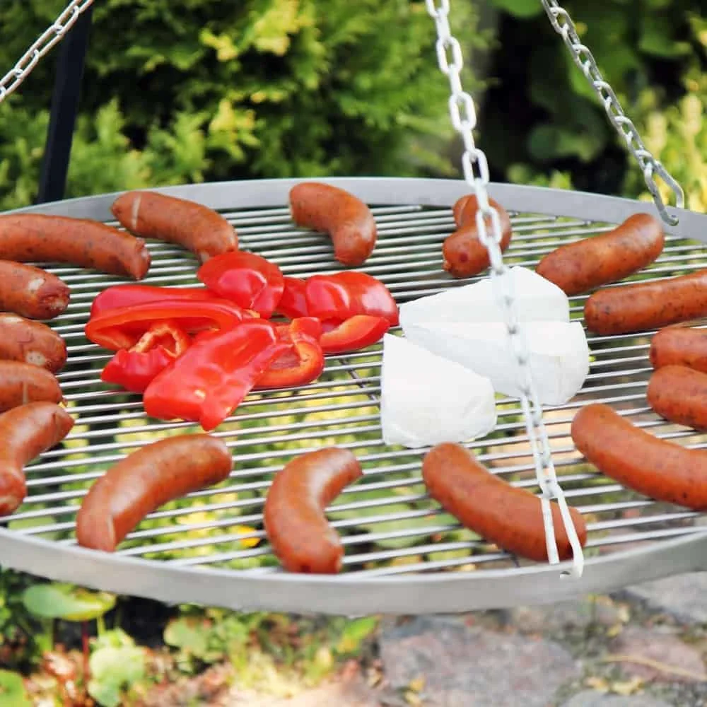 Schwenkgrill 180 cm + Doppelrost 70 cm und 40 cm-3