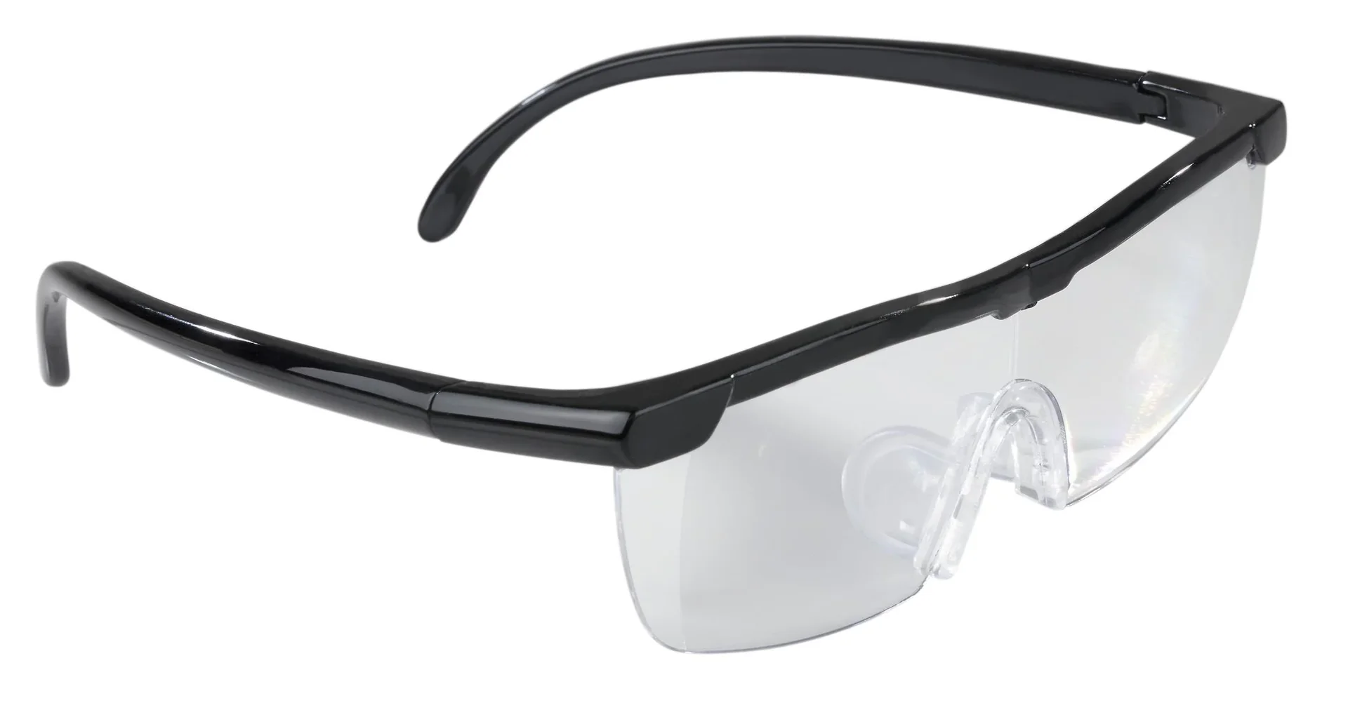 Vergrößerungs-Brille, Lupen-Brille, Schwarz - 6